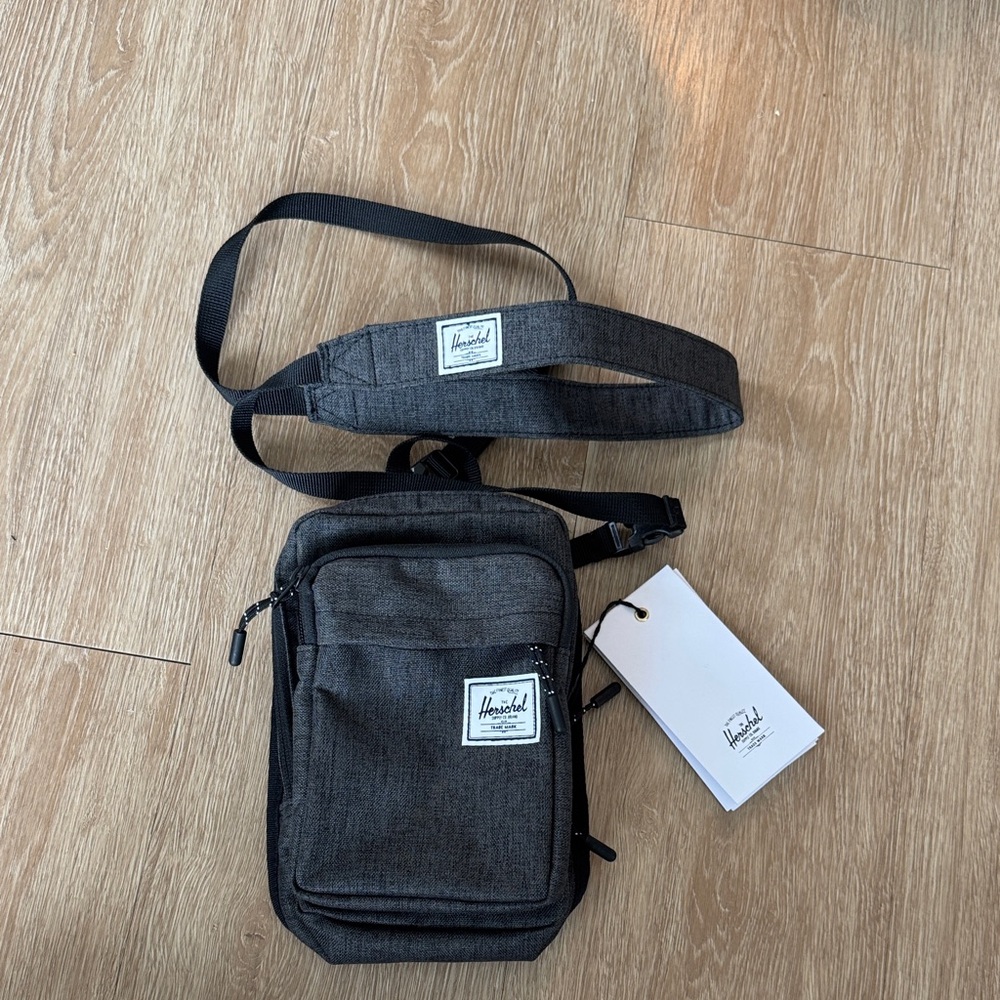 Herschel Supply Company Charcoal Gray Crossbody Bag